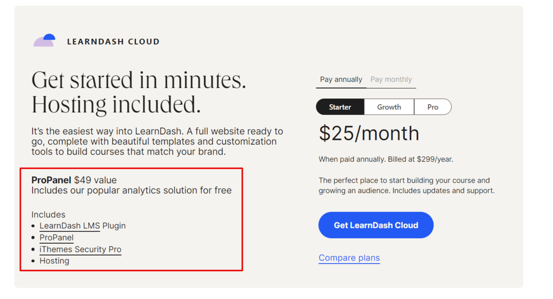 Learndash cloud hosting Black Friday Deal