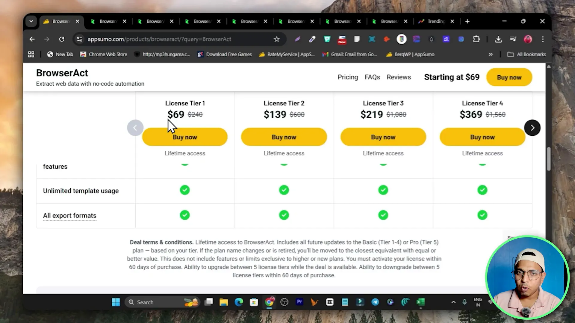 Closing slide and call to action for BrowserAct review and tutorial