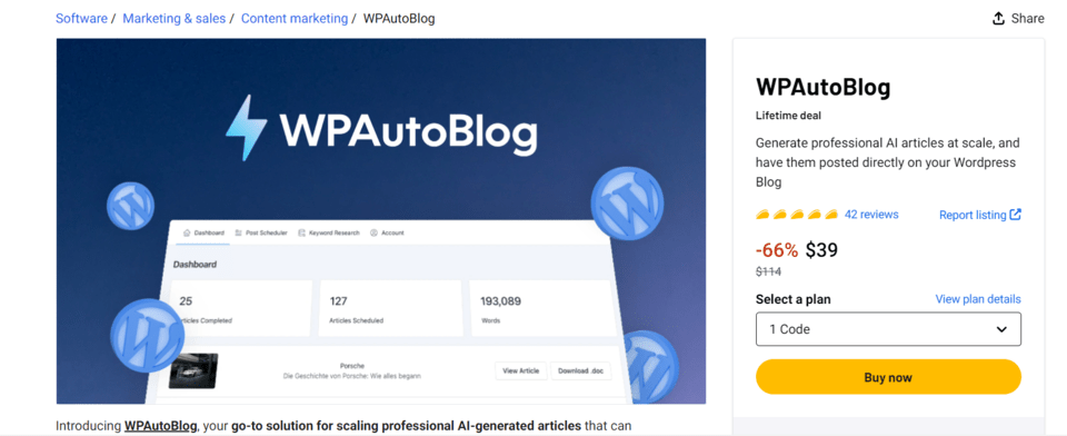 wpautoblog - ai writer for wordpress