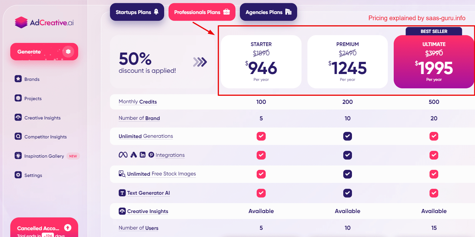 Adcreative ai Black Friday Adcreative ai Black Friday pricing