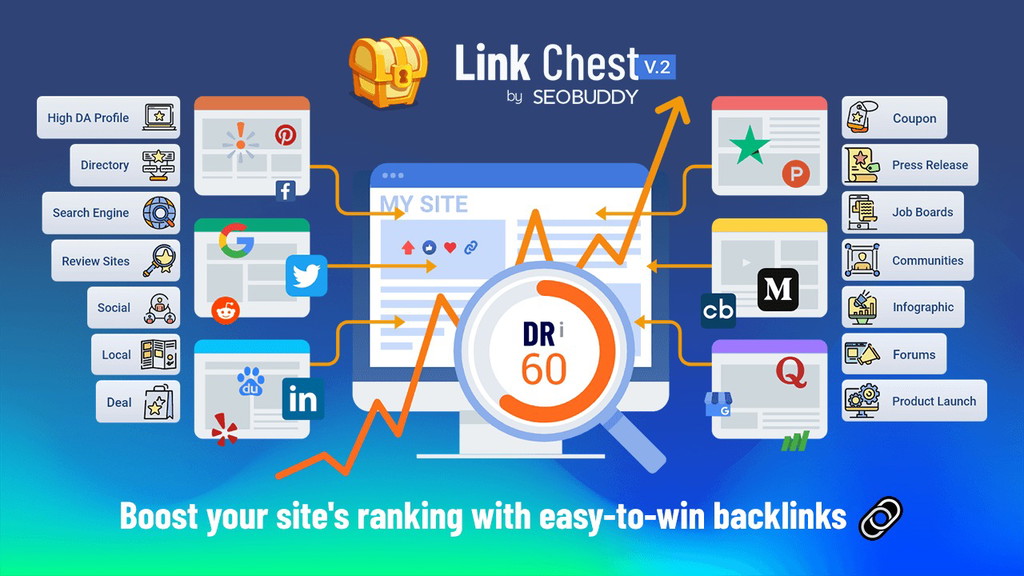 Link Chest SEO lifetime tool
