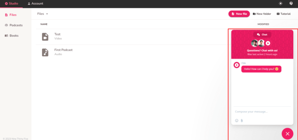 Fliki customer support