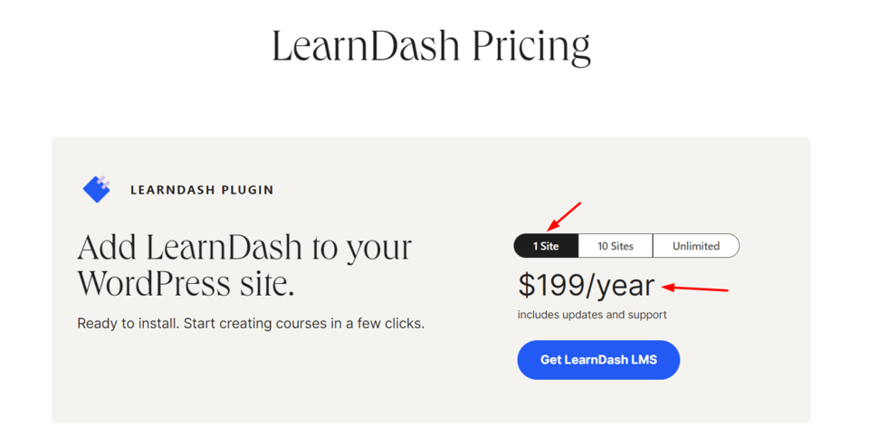 Learndash vs Masterstudy LMS: pricing