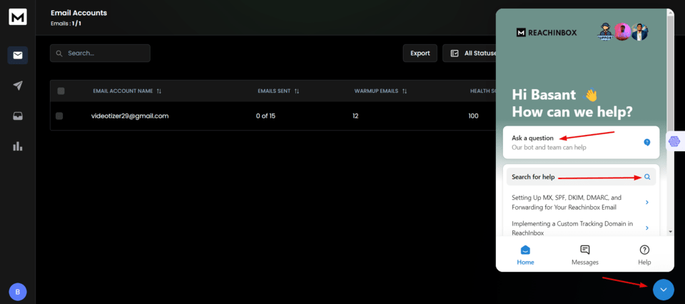 reachinbox Help & Support - ReachInbox Ai Review: AI Cold Email Outreach Tool