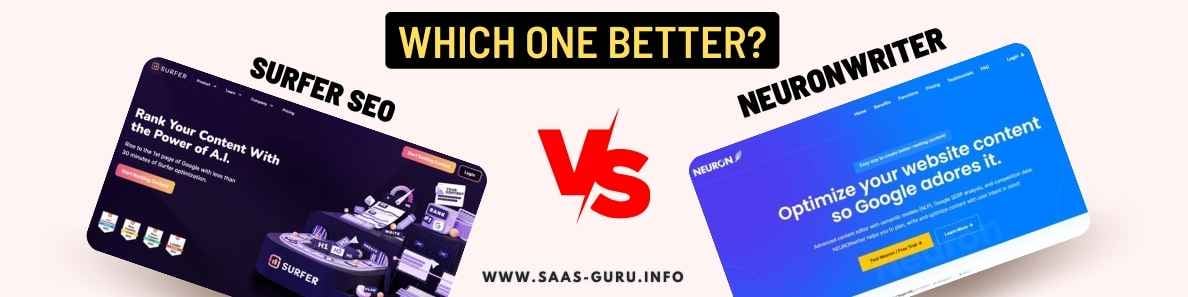 Surfer SEO vs neuronwriter - which 1 better Surfer SEO vs neuronwriter - which 1 better