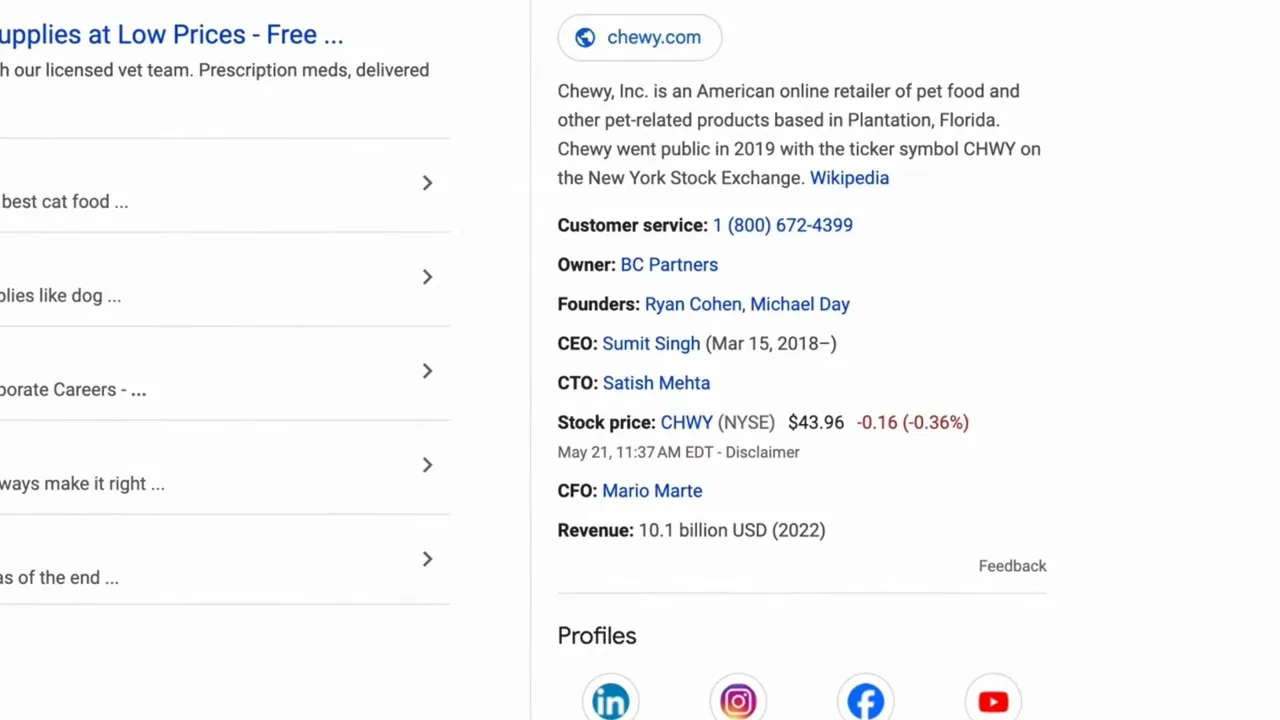 Code snippet visualization for schema types