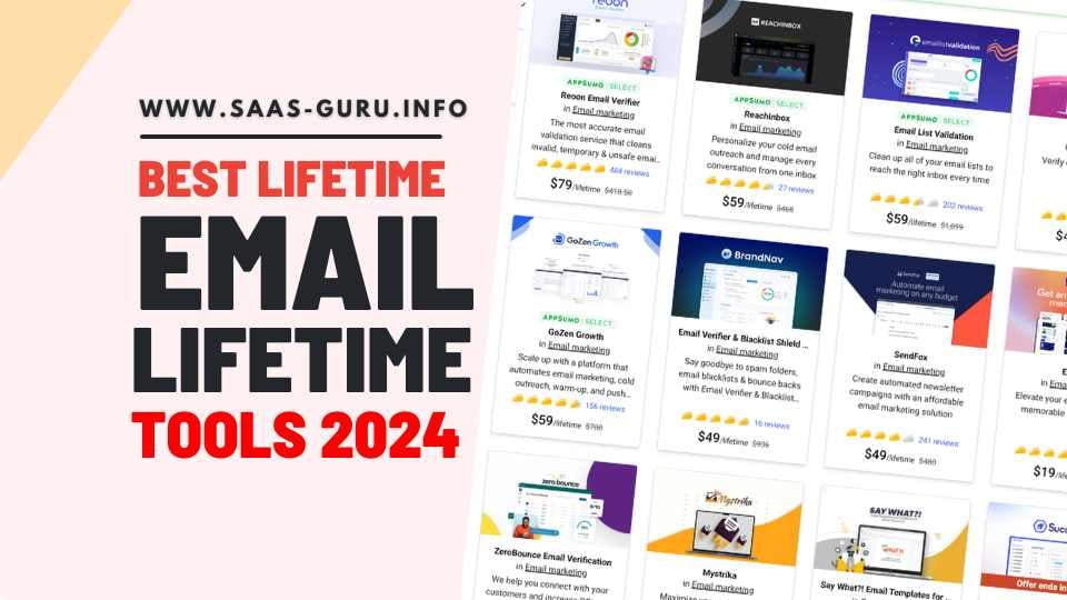 Best Lifetime Email Marketing Tools