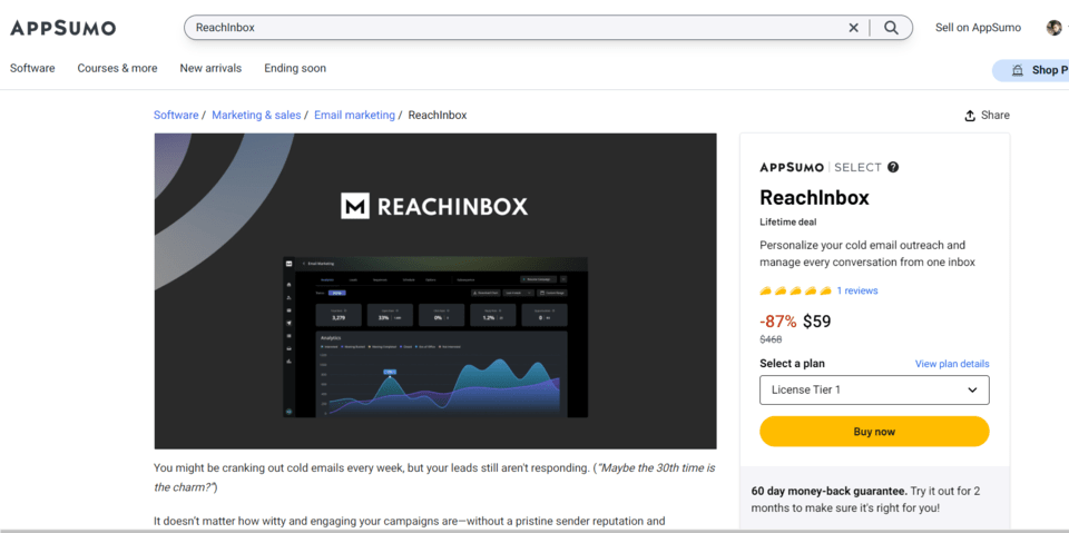 reachinbox lifetime deal reachinbox lifetime deal appsumo - Reachinbox Ai Review