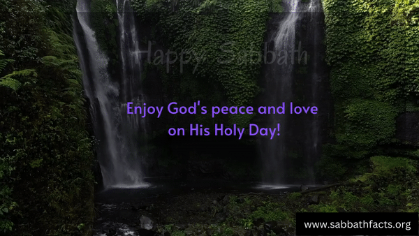 happy sabbath greetings gif