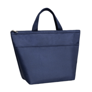 sac isotherme bleu avec poignées, idéal pour conserver la température des aliments et des boissons, design pratique et fonctionnel
