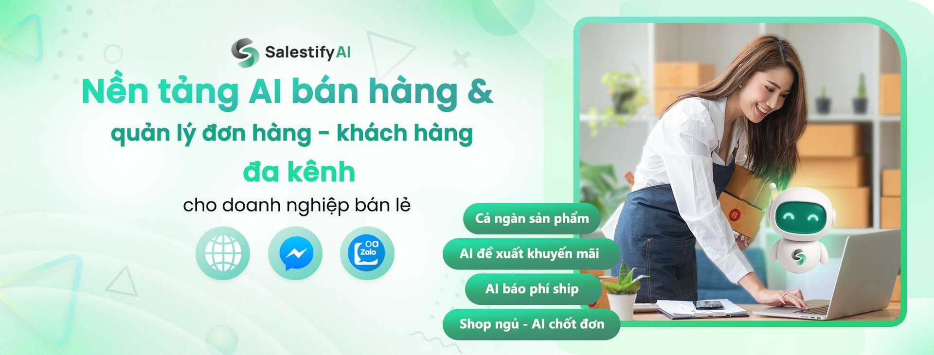 Salestify AI - Giải pháp thông minh giúp bán hàng ban đêm hiệu quả