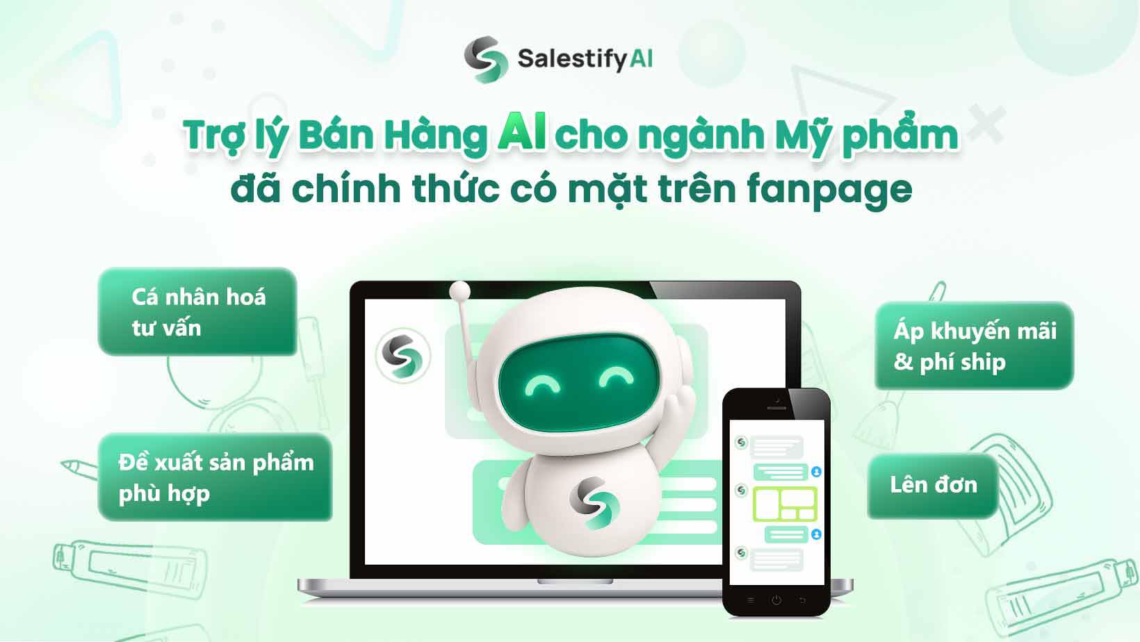 Doanh nghiệp có thể tiếp cận hàng trăm khách hàng cùng lúc nhờ bán hàng ứng dụng AI và hệ thống tự động hóa. Doanh nghiệp có thể tiếp cận hàng trăm khách hàng cùng lúc nhờ bán hàng ứng dụng AI và hệ thống tự động hóa.