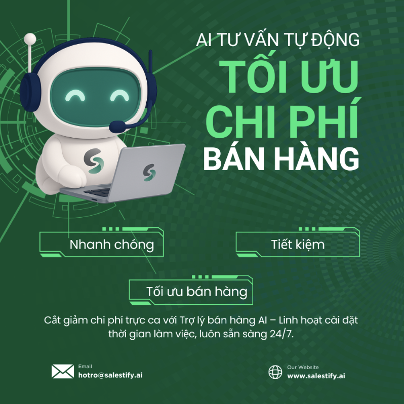 Salestify AI - cánh tay đắc lực trong hành trình số hóa trải nghiệm khách hàng.