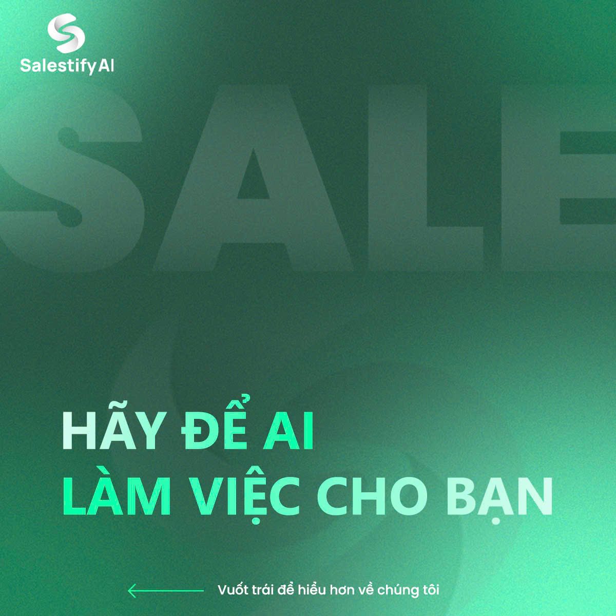 Hệ thống bot AI bán hàng của Salestify AI hỗ trợ tạo và gửi email bán hàng thông minh, tự động hóa quy trình chăm sóc khách hàng. Hệ thống bot AI bán hàng của Salestify AI hỗ trợ tạo và gửi email bán hàng thông minh, tự động hóa quy trình chăm sóc khách hàng.