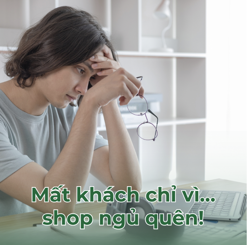 Khách hàng nhắn tin cho shop online nhưng không nhận được phản hồi