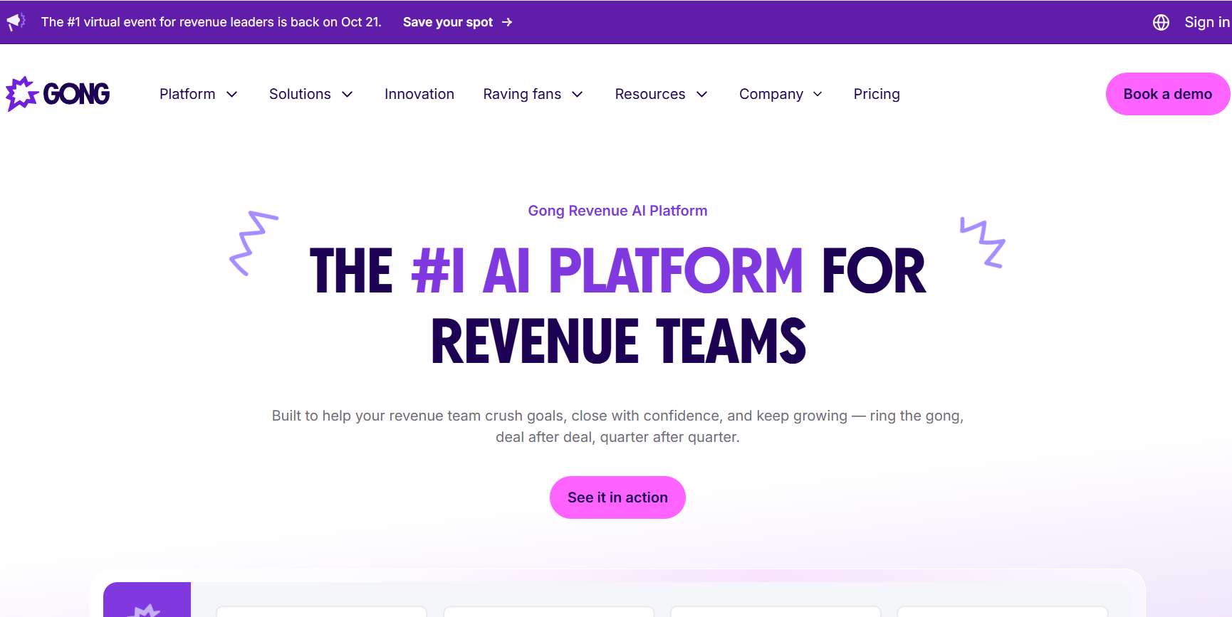 Gong được xem là “đôi tai thông minh” của đội ngũ sale. Gong được xem là “đôi tai thông minh” của đội ngũ sale.