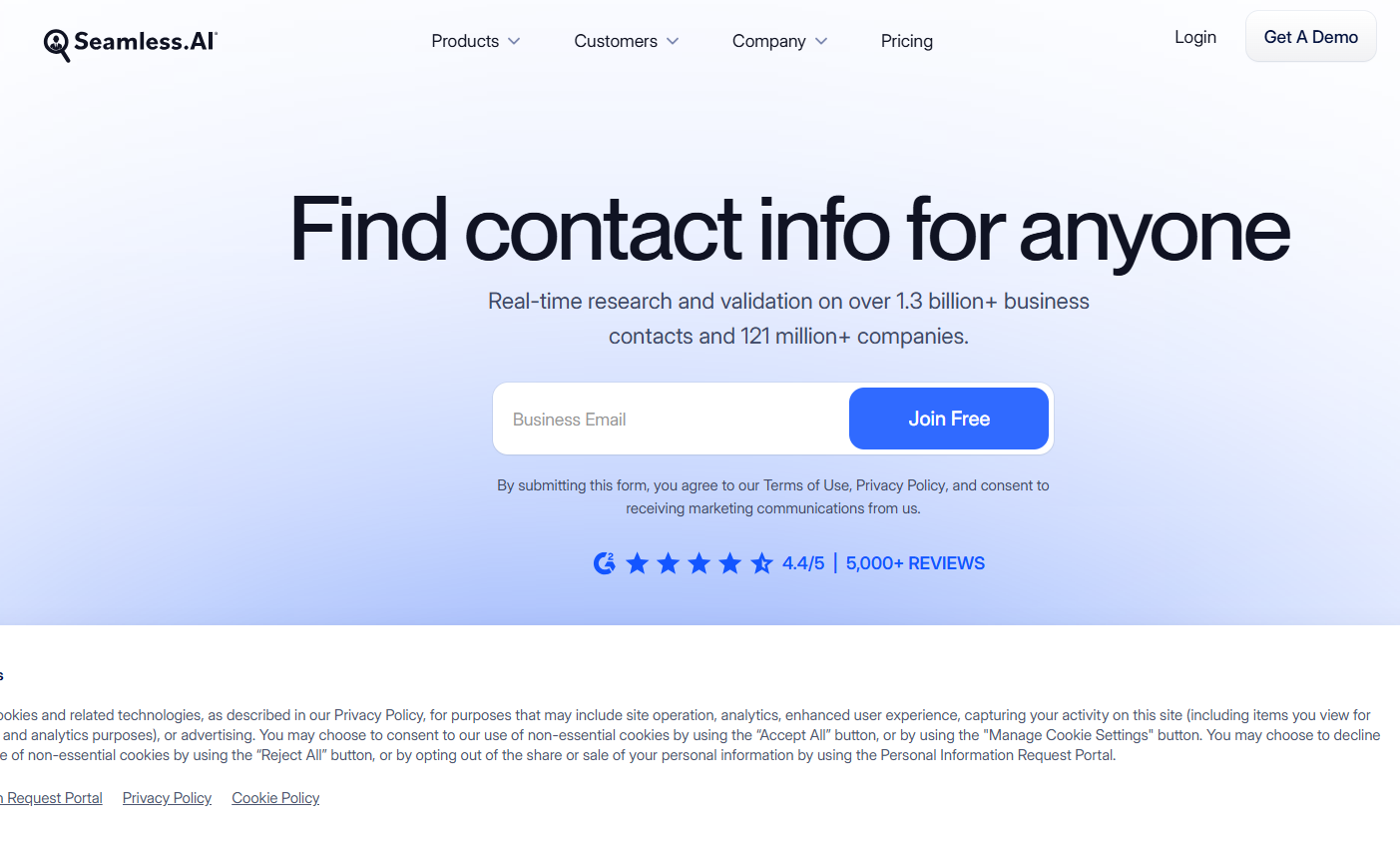 Seamless.AI giúp doanh nghiệp giải quyết một bài toán quan trọng: tìm đúng người để bán hàng. Seamless.AI giúp doanh nghiệp giải quyết một bài toán quan trọng: tìm đúng người để bán hàng.