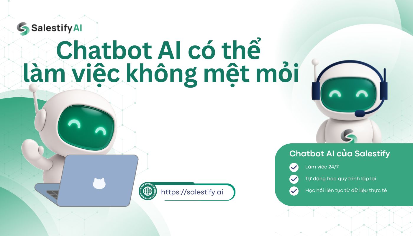 Chatbot Ai của Salestify học hỏi từ dữ liệu thực tế