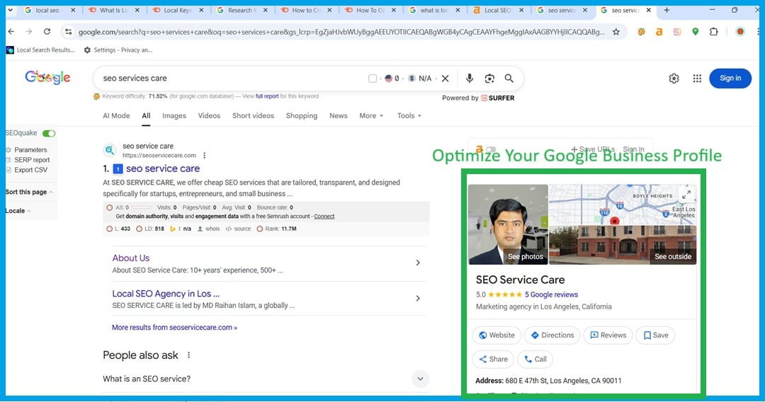Optimize Your Google Business Profile