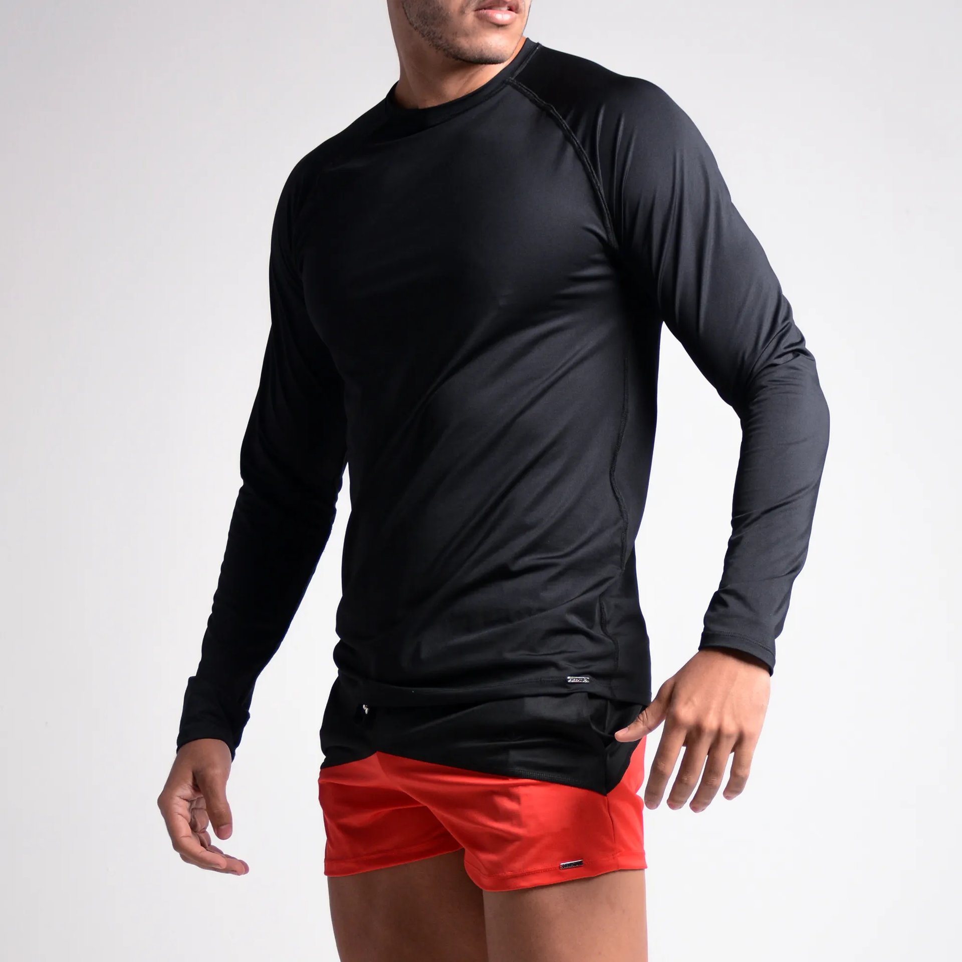 Duo Riva Pantaloneta Corta con Camibuso Negro