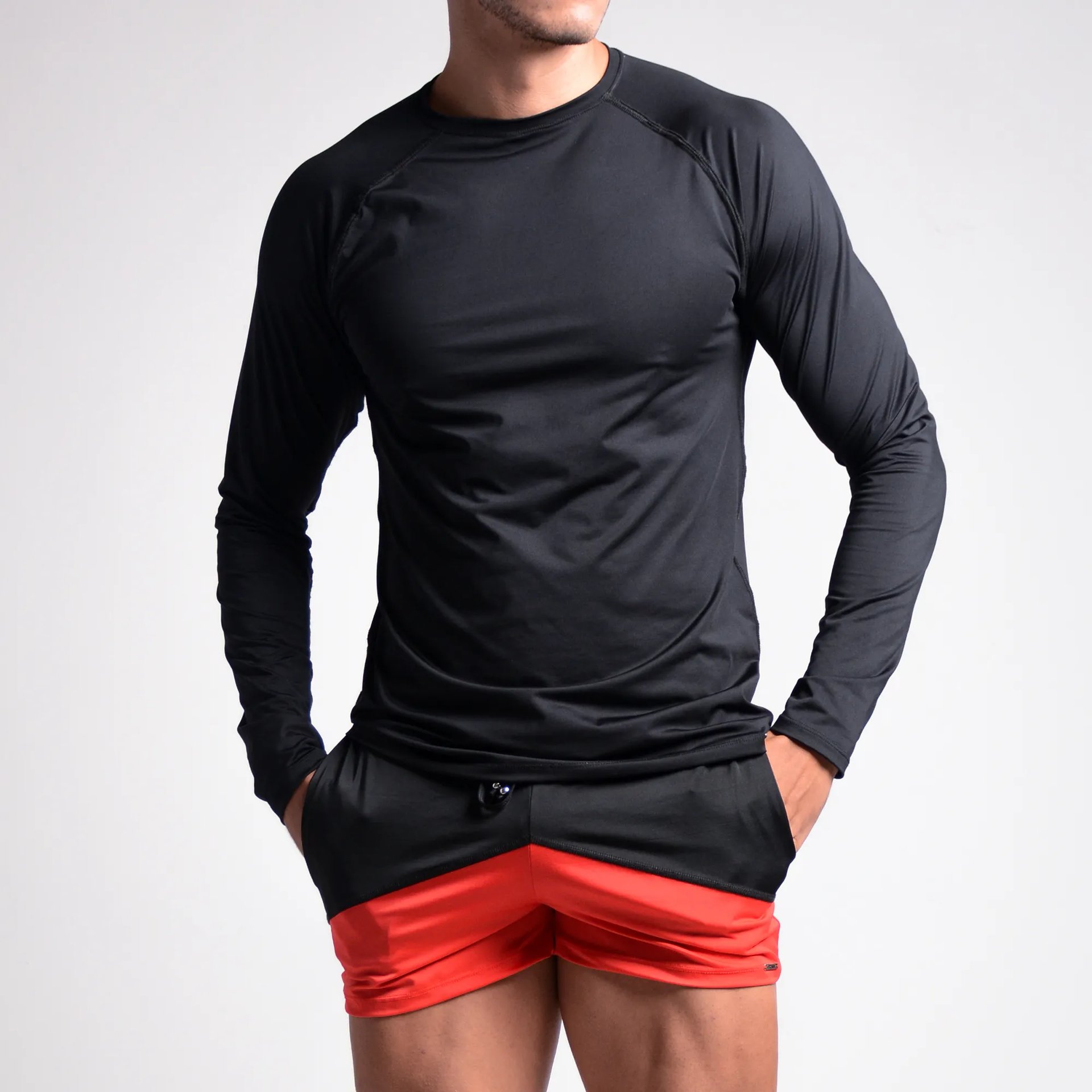 Duo Riva Pantaloneta Corta con Camibuso Negro Duo Riva Pantaloneta Corta con Camibuso Negro