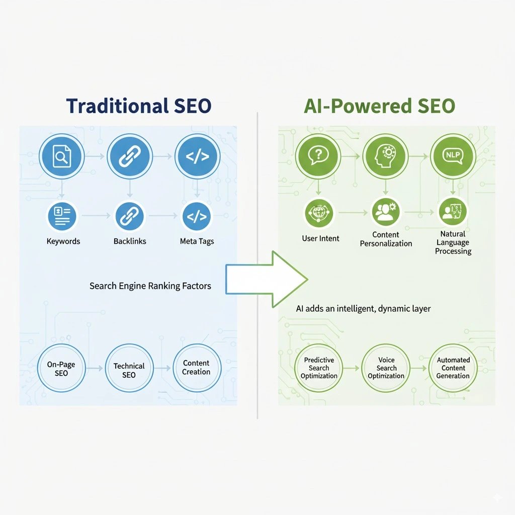 Traditional SEO vs AI SEO