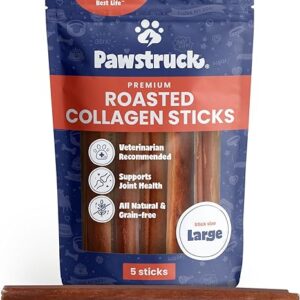 Pawstruck All Natural 11-12" Roasted Collagen Sticks for Dogs