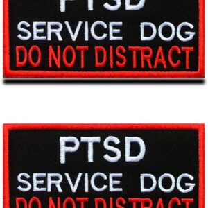 Zcketo 2 PCS PTSD Service Dog Do Not Distract