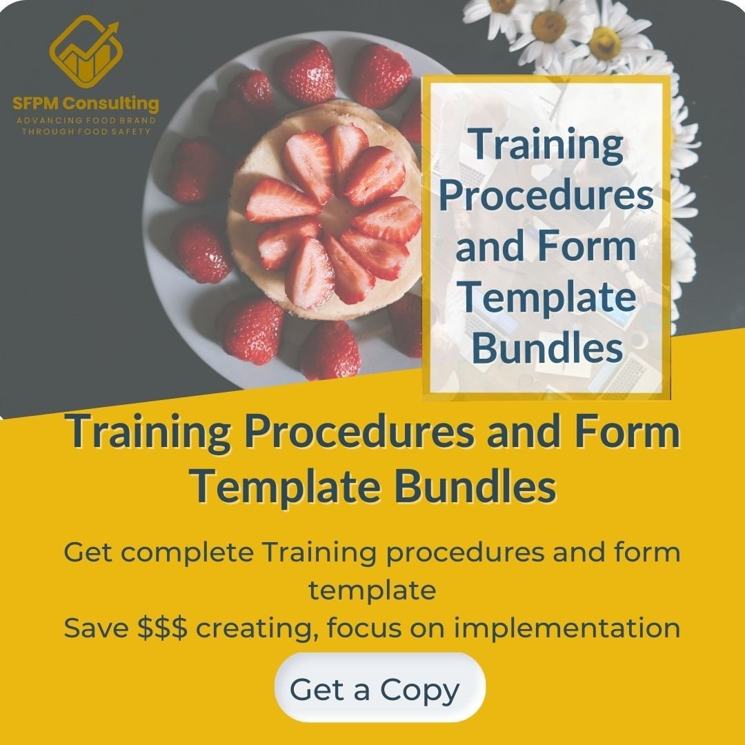 Save time and money with SFPM's Training Procedures and Form Template Bundles - 1 Save time and money with SFPM's Training Procedures and Form Template Bundles - 1