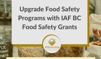 Upgrade food safety programs with iaf food safety grants.
