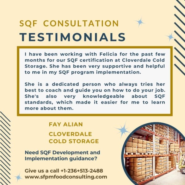 Feedback from Fay Alian for SFPM's SQF Consultation
