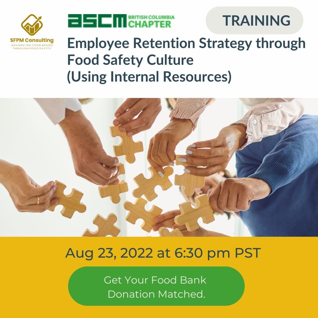 Employee Retention Strategy Employee Retention Strategy through Food Safety Culture