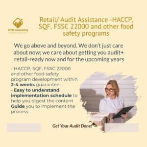 SFPM Consulting provide HACCP consultation, SQF consultation, FSSC 22000 Consultation across Canada and the US SFPM Consulting provide HACCP consultation, SQF consultation, FSSC 22000 Consultation across Canada and the US