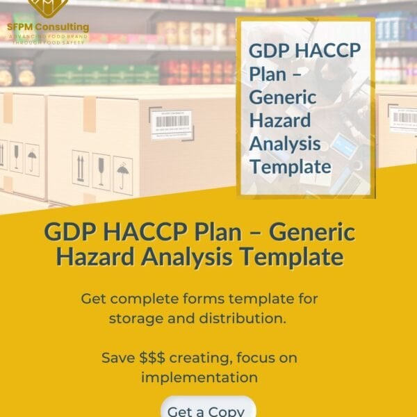GDP HACCP Plan - Image 1