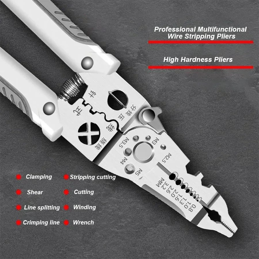 1/2/3pcs Professional Electricians Hand Tools Cable Stripping Pliers Multifunction Screwdriver Wireman Maintenance Tool - Image 2