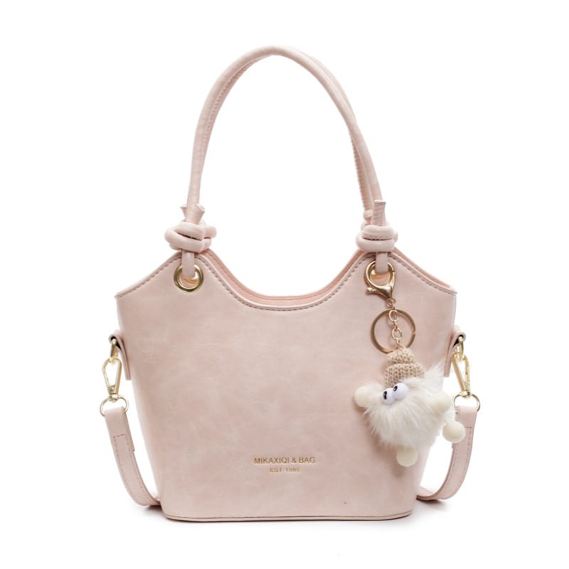 Sweet Style Zipper PU Square Women's Shoulder Crossbody Bag Solid Color Popular Commuting Fashion Small Square Bags - Image 5