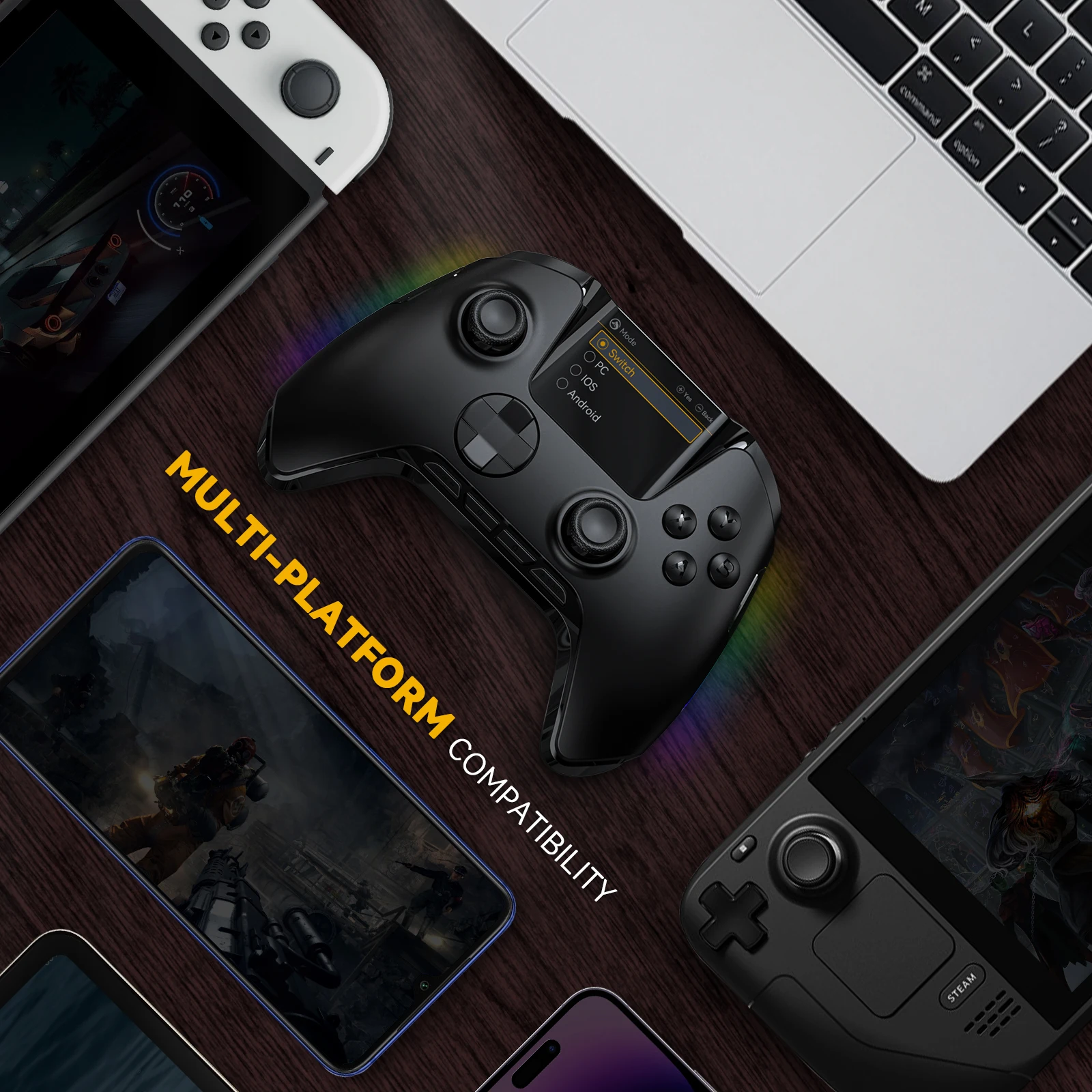 Smart Wireless Gamepad Pc Bluetooth Controller - Image 5