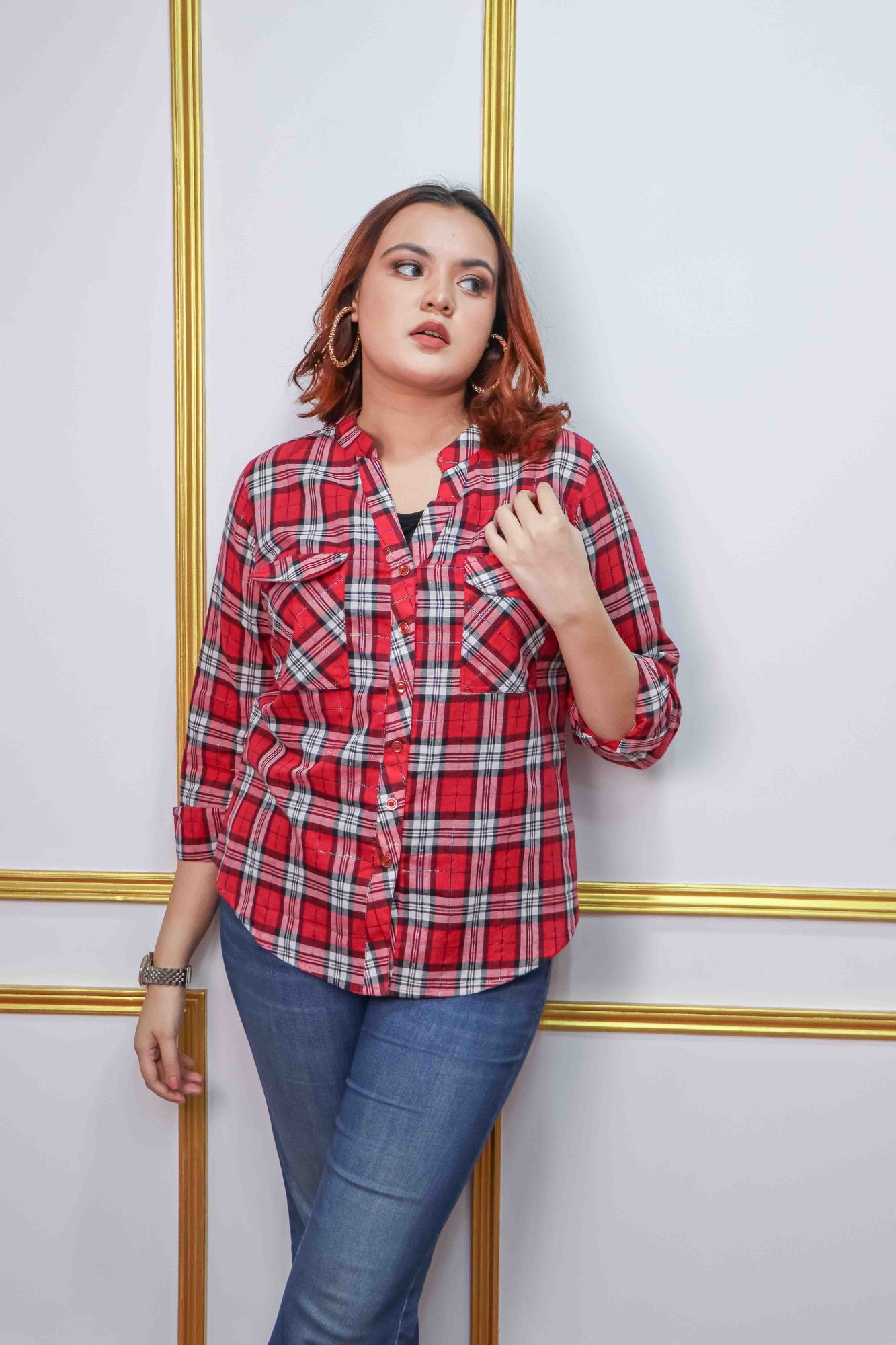 শার্ট টপ | Ladies Shirt Tops | Shopping Zone BD | Style #G850RD