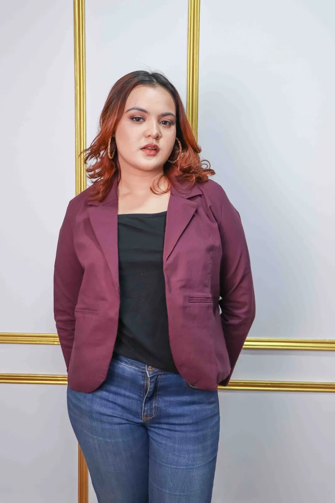 Premium Gabardine Short Blazer &ndash; Trendy Elegant Daily Wear