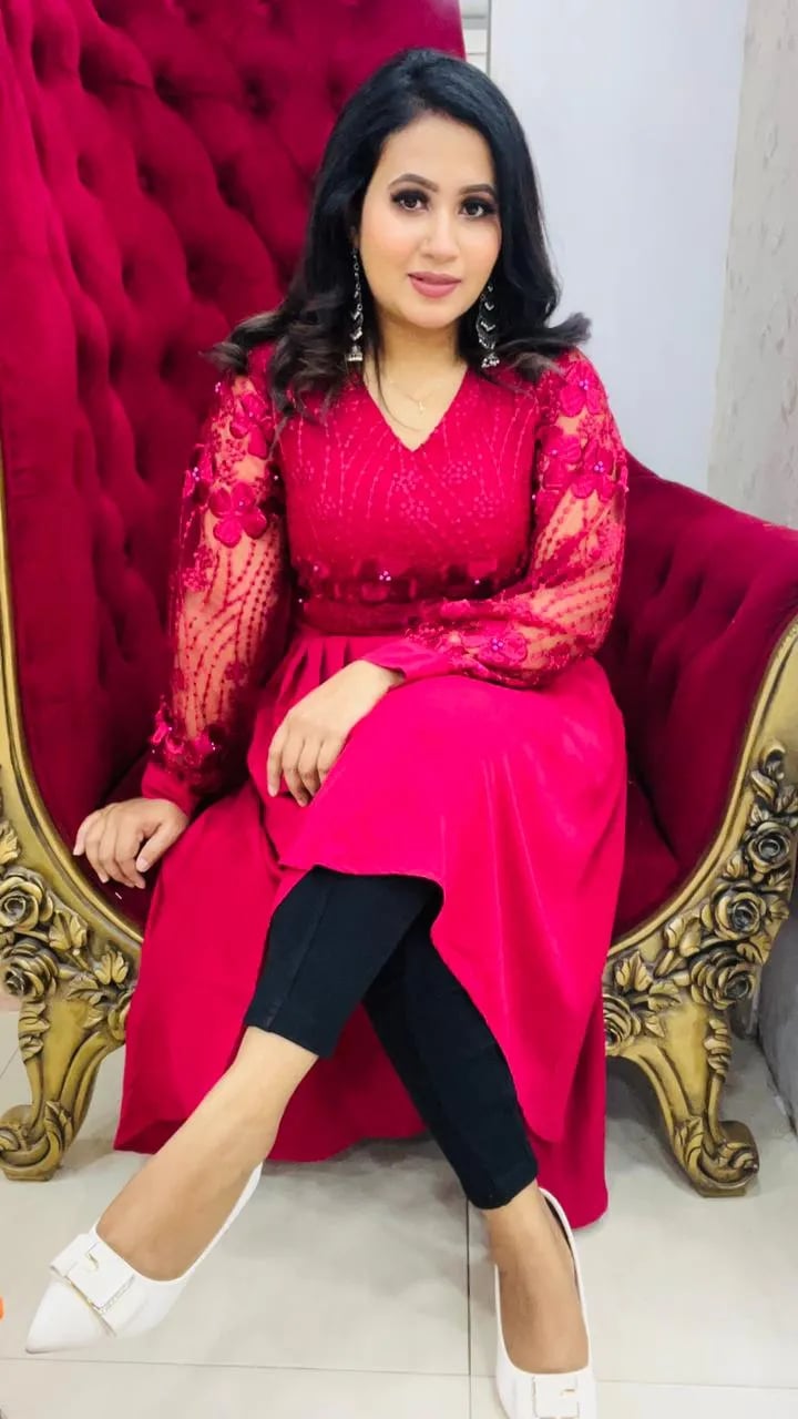 Designer Gown - Dubai Cherry