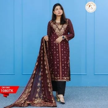 Unstitched Two-Piece Set