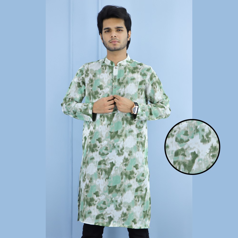 Men&rsquo;s Premium Soft Georgette Panjabi &ndash; Sizes 38 to 48 | Elegant & Comfortable Wear