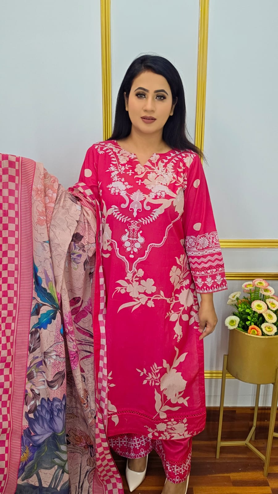 Unstitched Three pcs