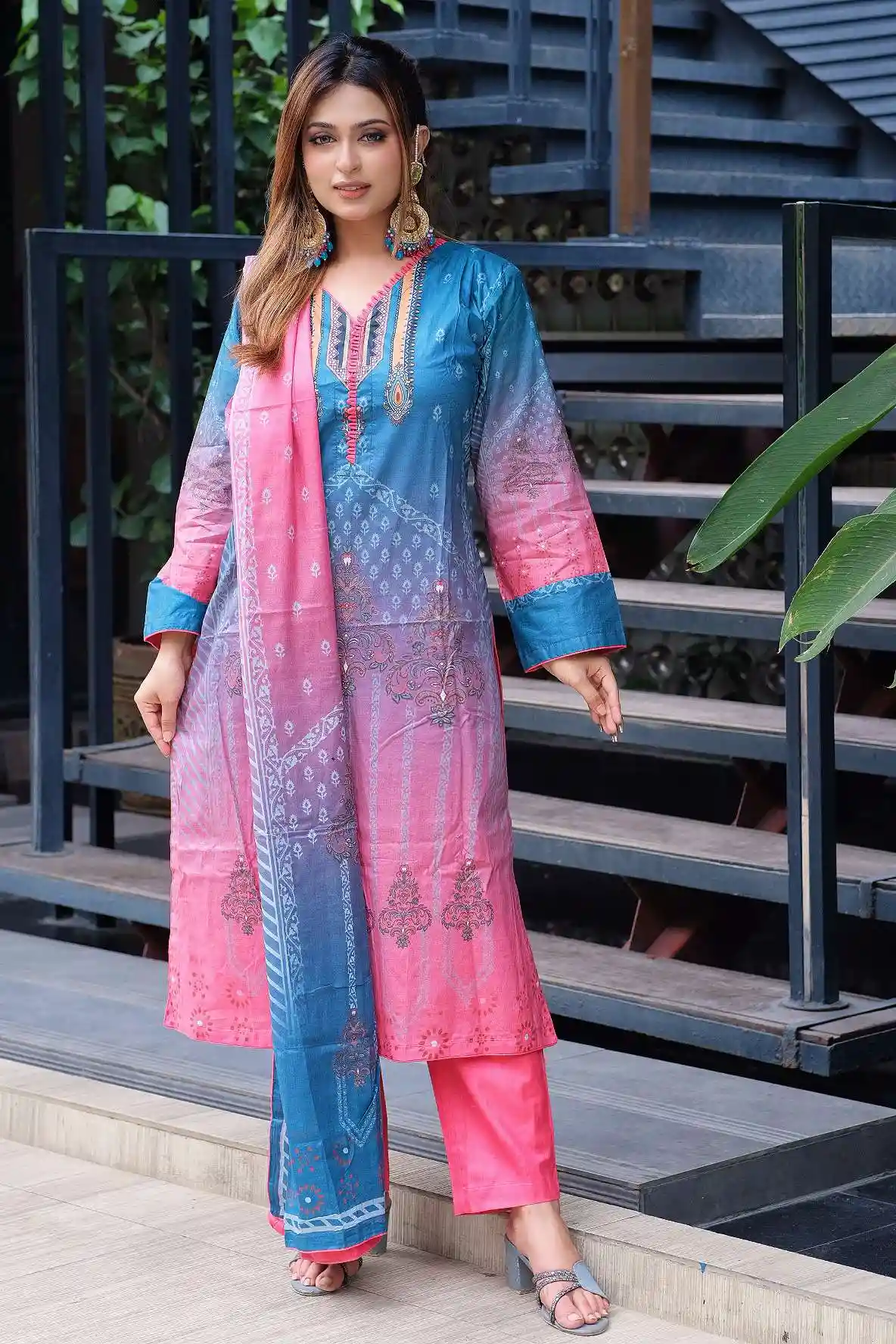 Ready Three Piece &ndash; Pure Cotton Digital Print