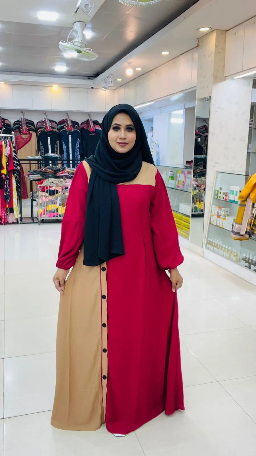 Women’s Borkha Gown | Dubai Cherry Fabric