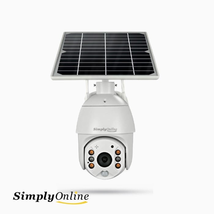 4G Solar Camera PTZ - Metal 4MP White - Image 6