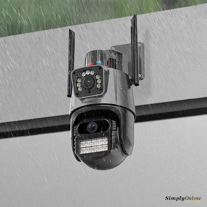 WiFi Dual Camera PTZ + Siren / Alarm - Dual Lens - Image 2