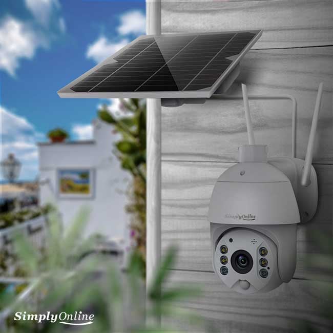 WiFi Solar Camera Installed