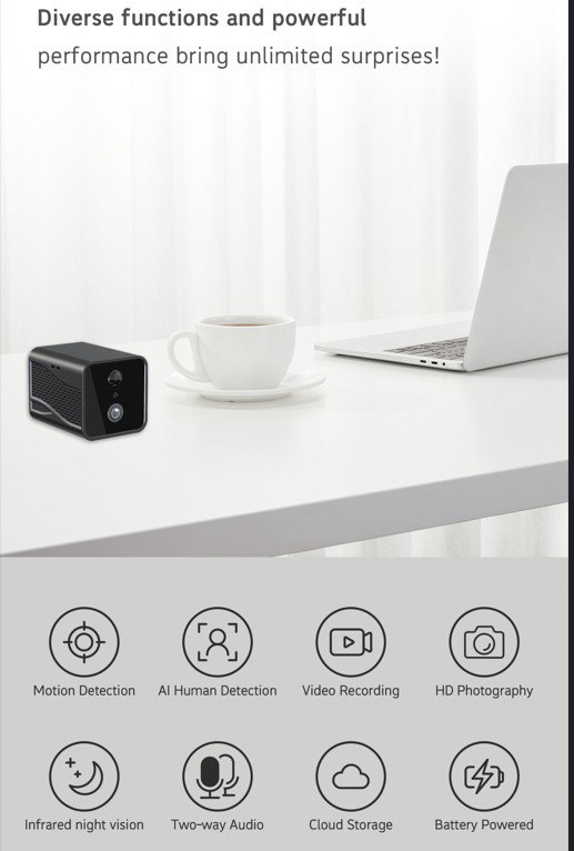 4G Mini 3MP Wired Camera - Image 3
