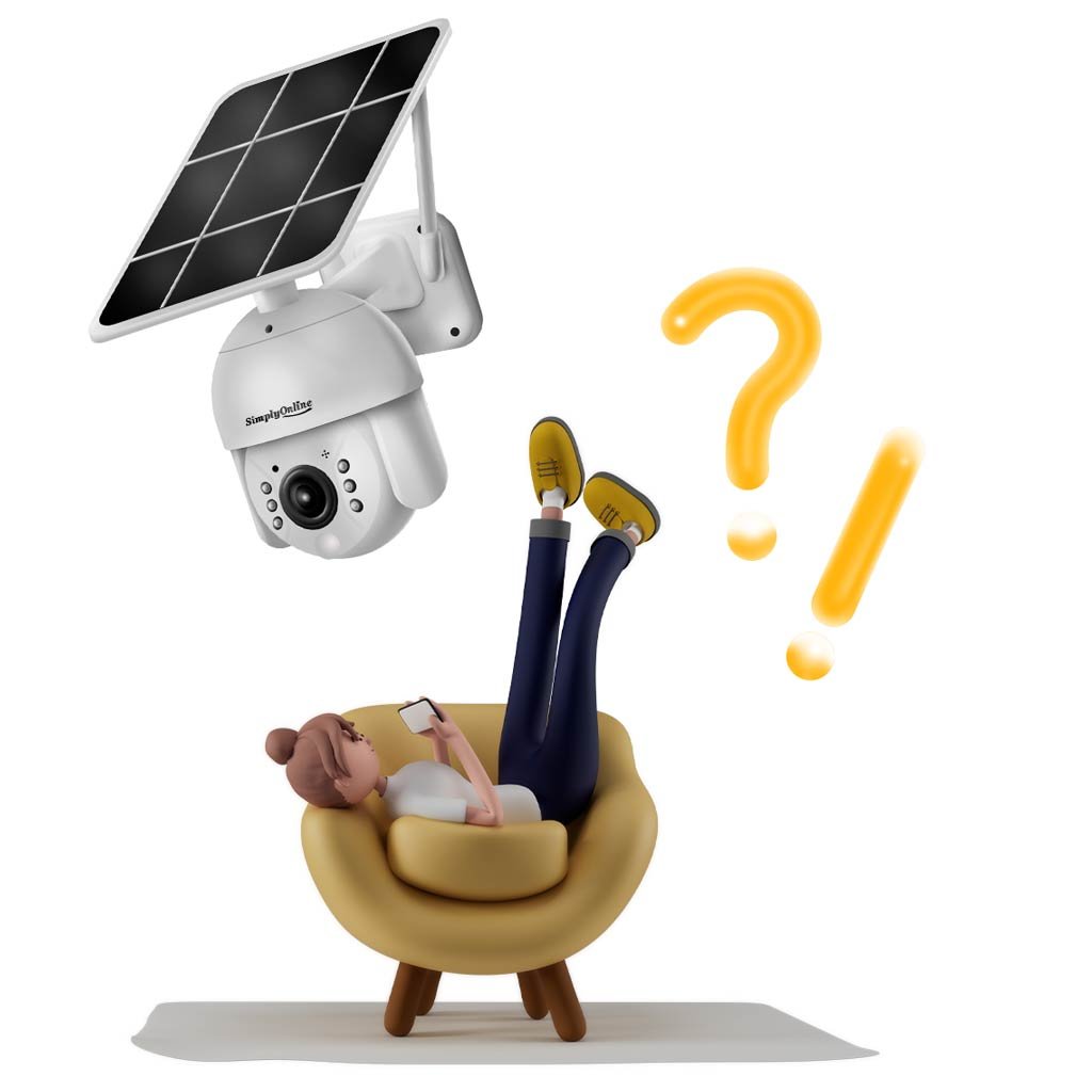 Woman Searching for The Best Wireless CCTV Cameras online